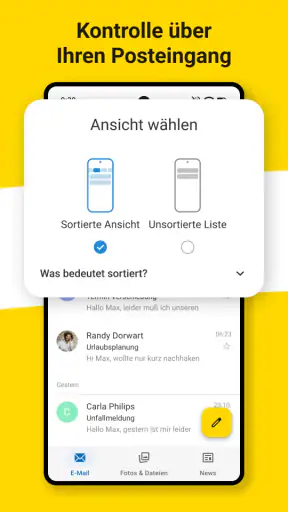 WEB.DE Mail, Cloud & News screenshot