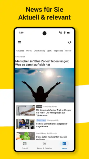 WEB.DE Mail, Cloud & News screenshot