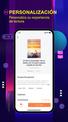 Webfic - Fantástica lectura screenshot