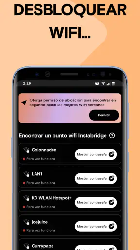 WiFi Passwords Map Instabridge screenshot