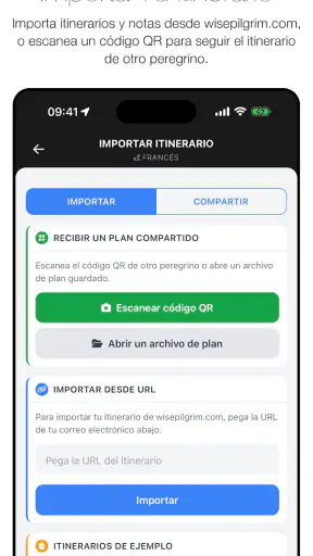 Wise Pilgrim Camino Francés screenshot