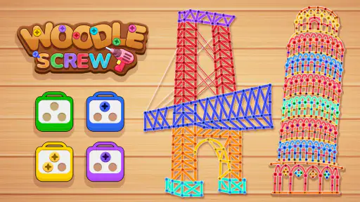 Wood Screw Pin: Tuerca & Perno screenshot