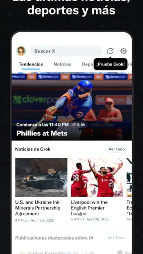 X (Anteriormente Twitter) screenshot