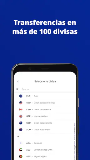 Xe Enviar Dinero y Convertidor screenshot