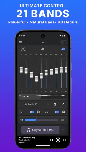 XEQ Ecualizador música screenshot