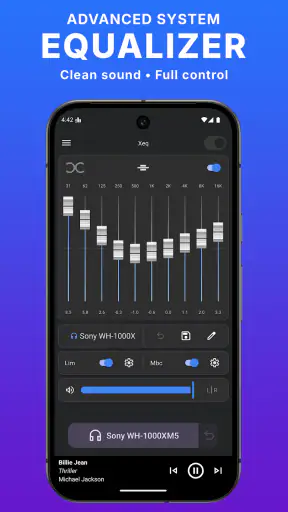 XEQ Ecualizador música screenshot