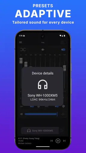 XEQ Ecualizador música screenshot