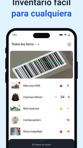 Yimi - POS e Inventario Fácil screenshot