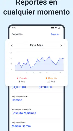 Yimi - POS e Inventario Fácil screenshot