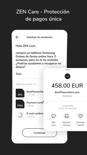 ZEN.COM – Cuenta multidivisa screenshot