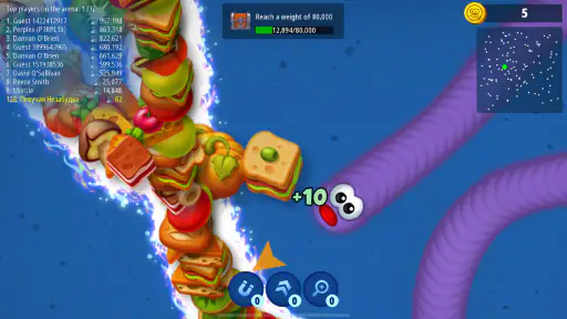 Zona Gusanera .io - Serpiente screenshot
