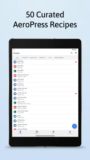 Aeromatic: AeroPress Recipes screenshot