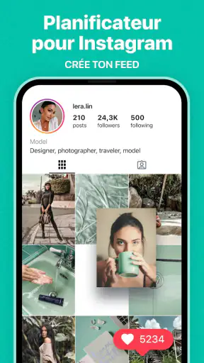 Aperçu pour flux Instagram screenshot