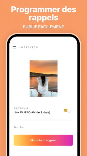 Aperçu pour flux Instagram screenshot