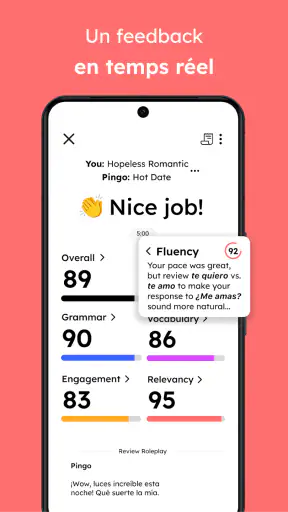 Apprendre des langues Pingo AI screenshot