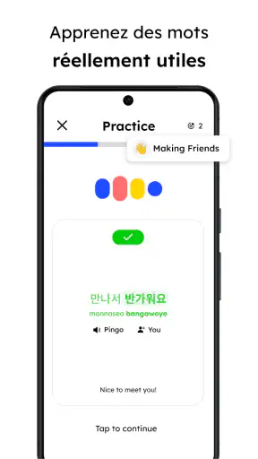 Apprendre des langues Pingo AI screenshot