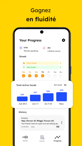 Apprendre des langues Pingo AI screenshot