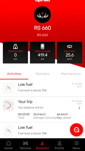 Aprilia screenshot