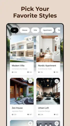 Archo – Design d’intérieur IA screenshot