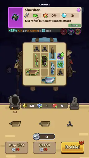 BagMaster Isekai: RPG Bataille screenshot