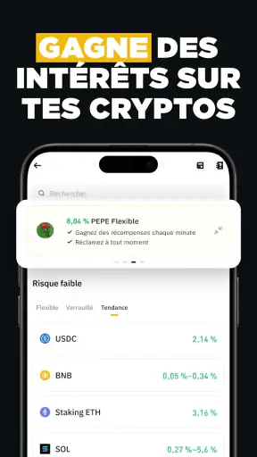 Binance: Achat Bitcoin, Crypto screenshot