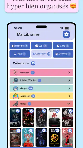 Book Nova – Suivi de lecture screenshot