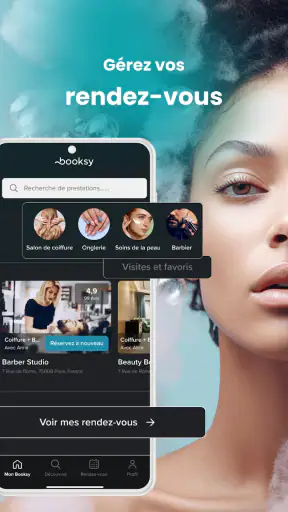 Booksy pour clients screenshot
