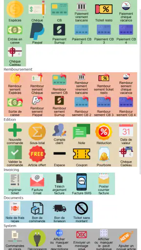 Caisse enregistreuse en ligne screenshot