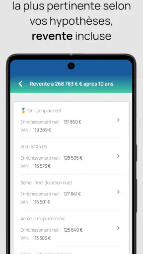 Calculs rentabilité locative screenshot