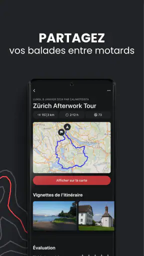 calimoto – GPS moto navigation screenshot