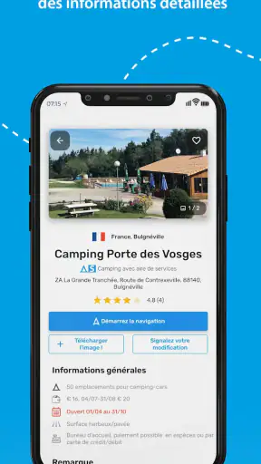 Camperstop-App – Camping-car screenshot