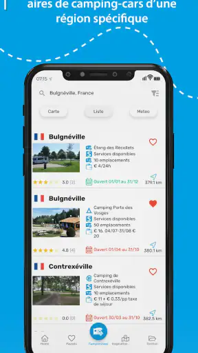 Camperstop-App – Camping-car screenshot