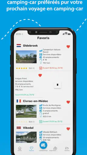 Camperstop-App – Camping-car screenshot