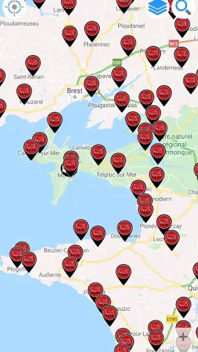 camping car van aire gratuite screenshot
