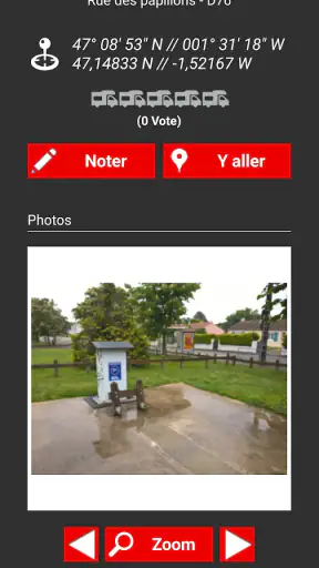 camping car van aire gratuite screenshot