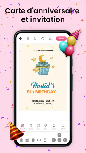 Créateur de carte d'invitation screenshot