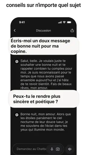 Chatbot App - Assistant IA screenshot