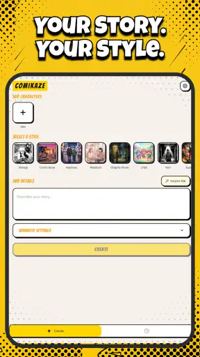 Comikaze - Creer Comics Manga screenshot