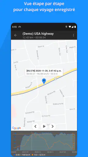 Compteur de vitesse GPS screenshot