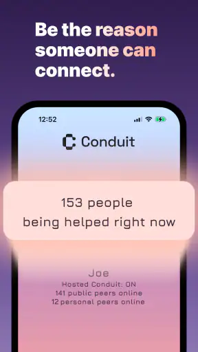 Conduit: Partage Internet screenshot