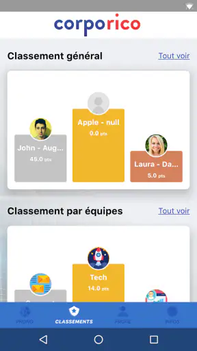 Corporico screenshot