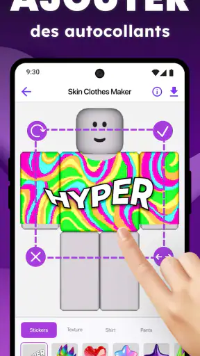 Créateur de Skins pour Avatar screenshot