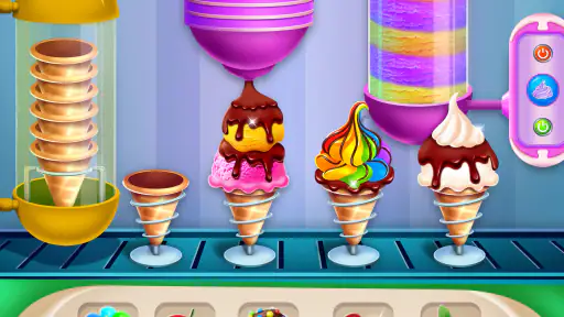 crème glacée cône cuisson chef screenshot