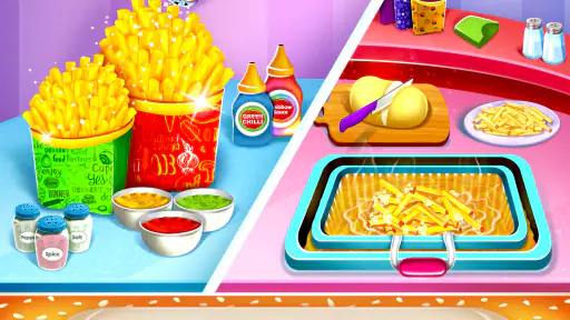crème glacée cône cuisson chef screenshot