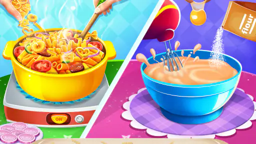 crème glacée cône cuisson chef screenshot