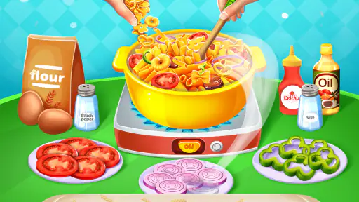 crème glacée cône cuisson chef screenshot