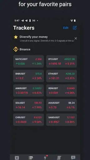 Crypto Trading App by Zyncas screenshot
