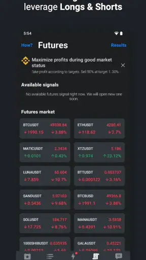 Crypto Trading App by Zyncas screenshot