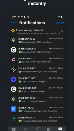 Crypto Trading App by Zyncas screenshot