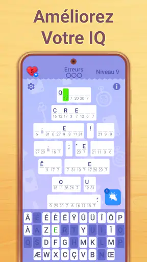 Cryptogram: Puzzle mots mêlés! screenshot